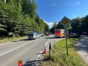 Verkehrsunfall im Berger Holz